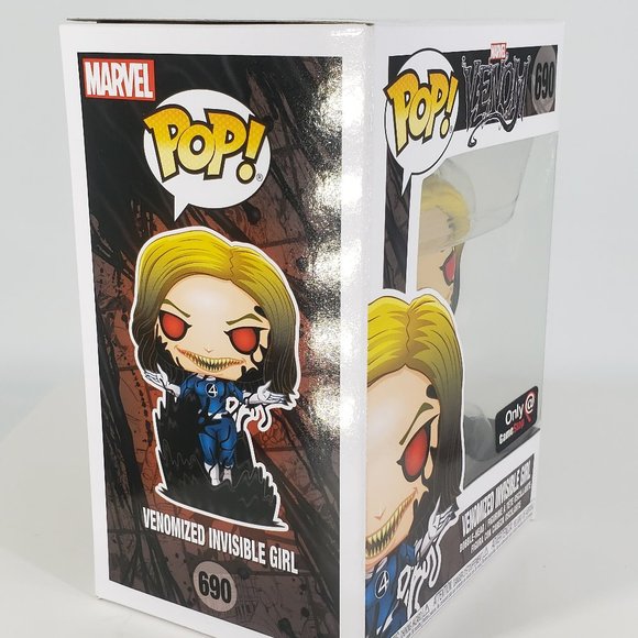 Funko Pop Marvel Venom 690 VENOMIZED INVISIBLE GIRL Gamestop Exclusive MIB - Picture 5 of 14